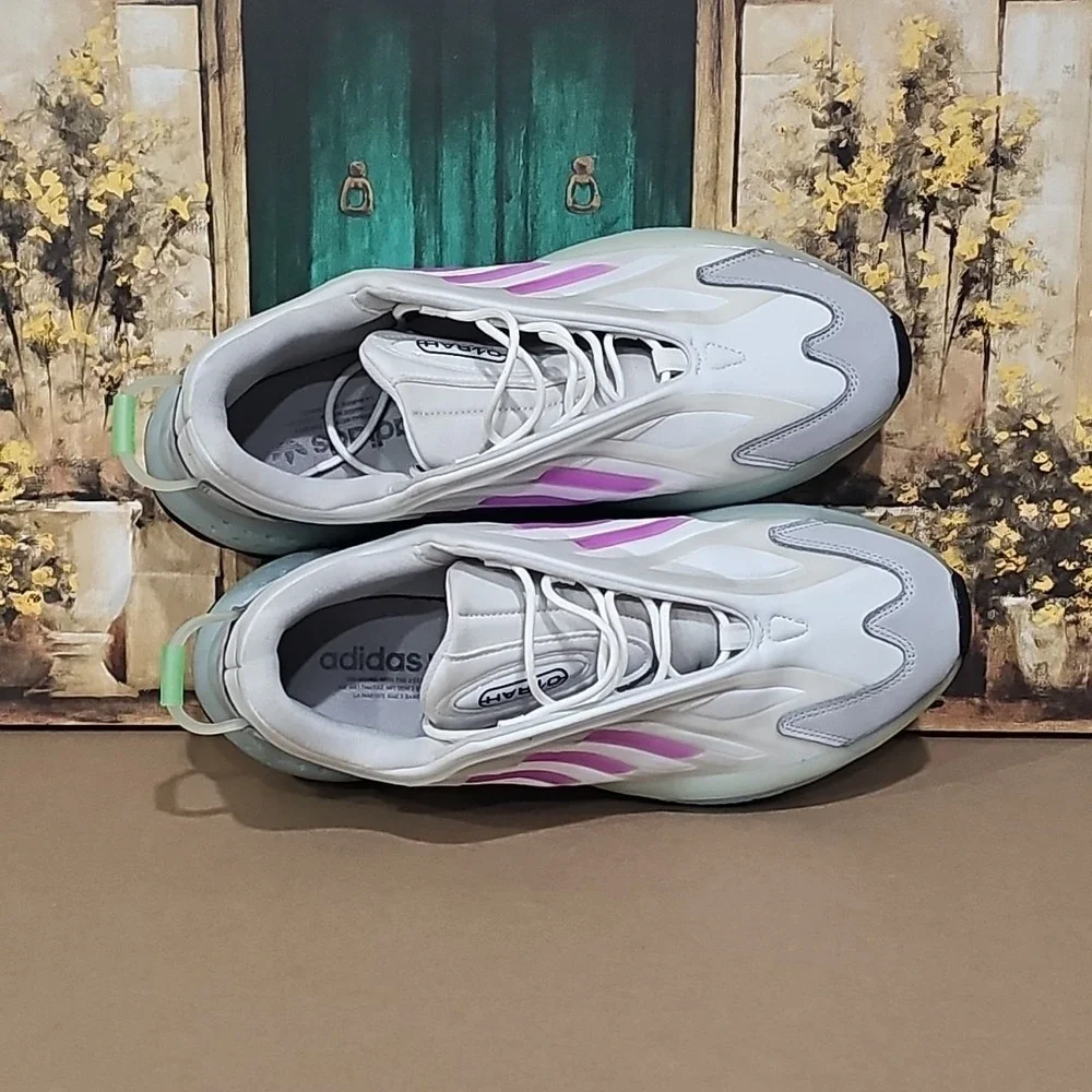 Adidas Ozrah Cloud White Sonic Fuchsia H04207 Men's Size 12